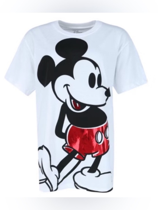 Tops - 💕Silent Show Pick💕Disney Mickey Mouse Metallic Short Sleeve Tee